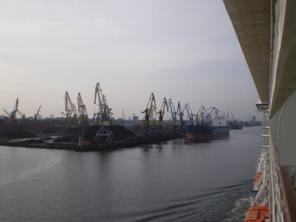 Riga - a port city - gateway for Russian products